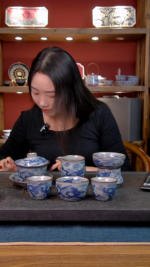 简装家用款6件套 老陶泥开片纹陶瓷茶具