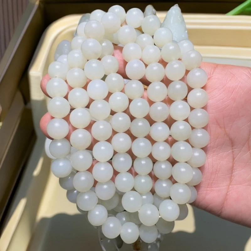 和田玉未镶嵌项链