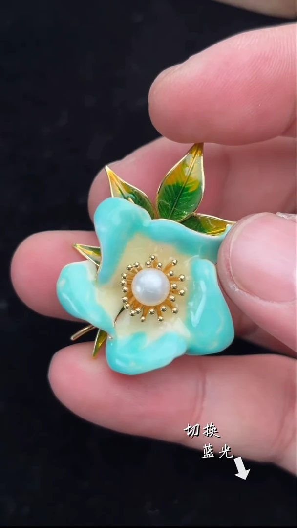 未镶嵌胸饰淡水珍珠多样性发一