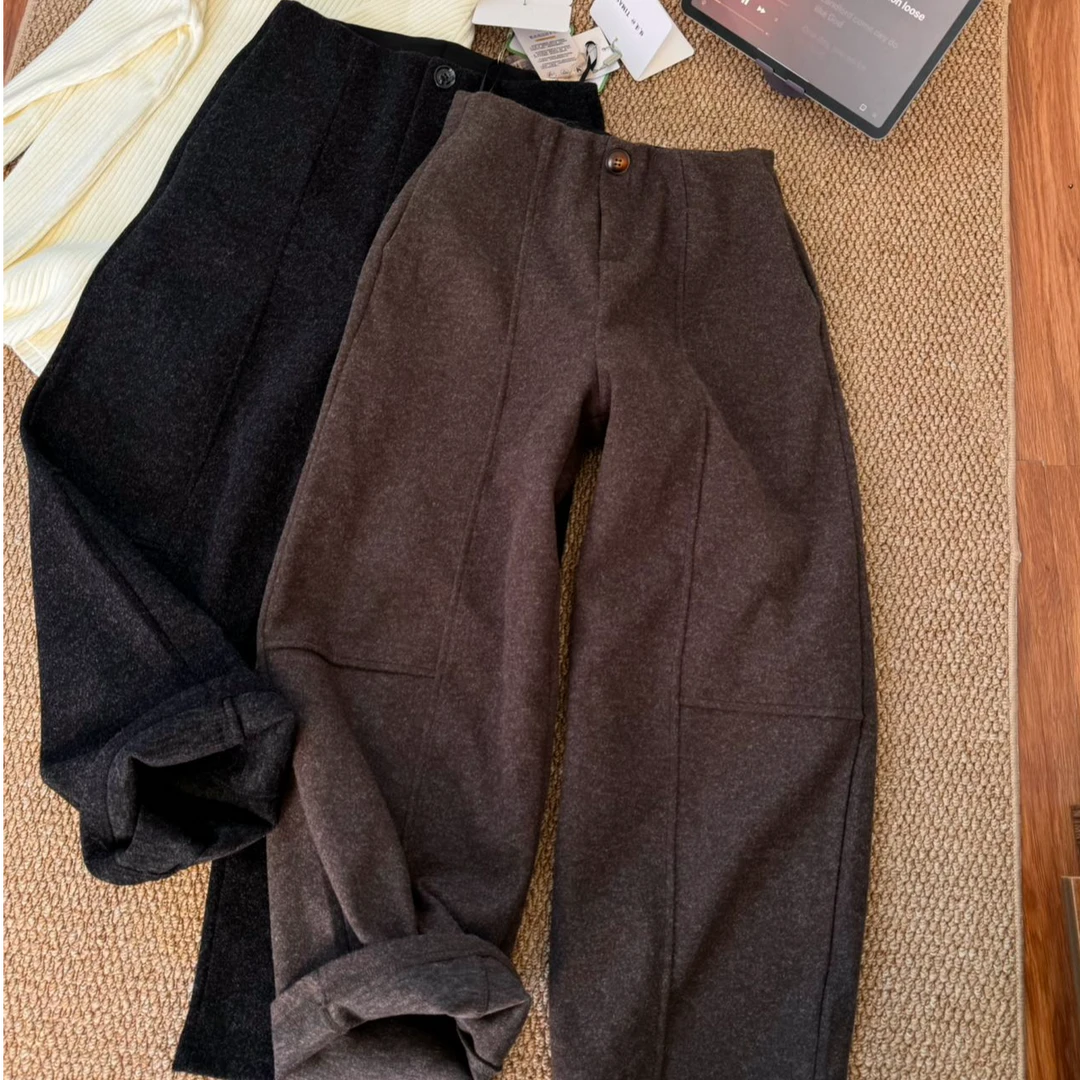 X-加厚百搭日常显瘦气球裤#8627『乐桃家』