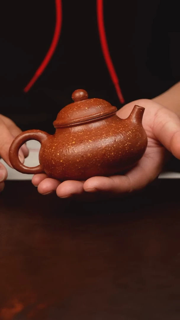 茶壶紫砂缘原矿紫砂壶-8目容天