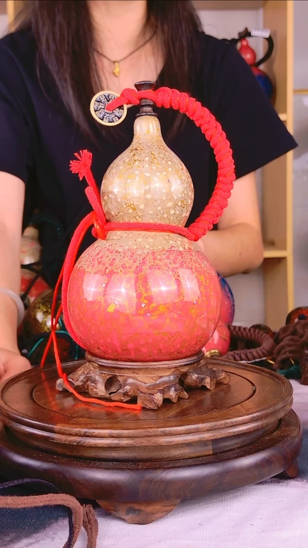 115一物一拍 大漆酒葫芦 真葫芦真大漆
