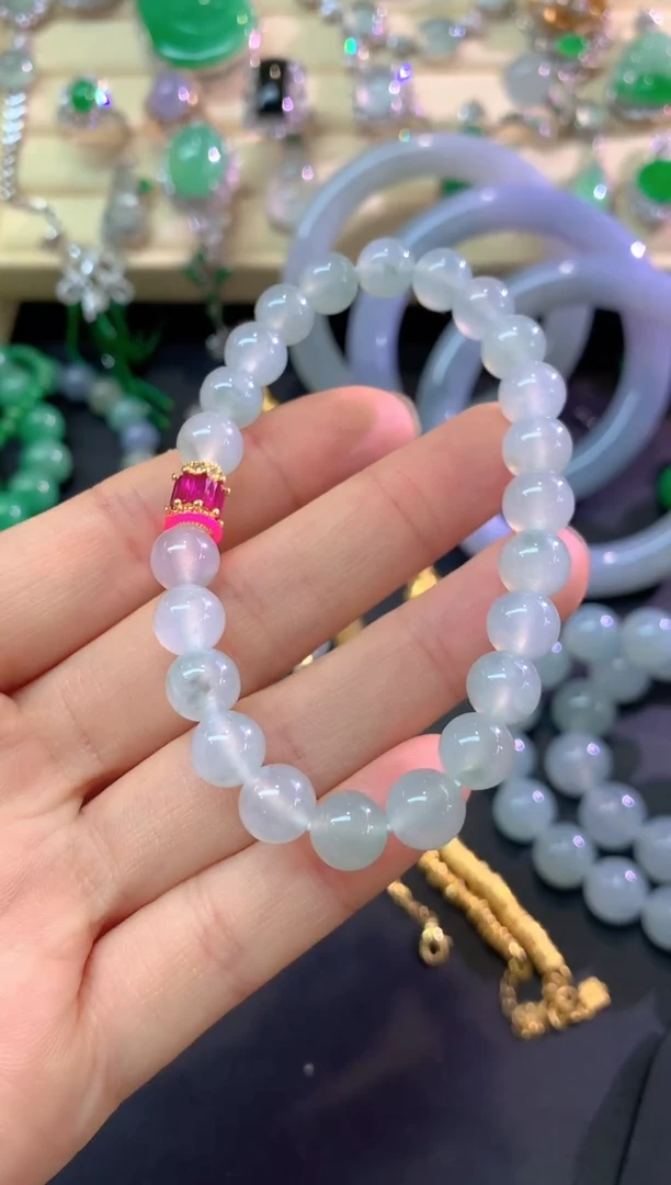 未镶嵌手串翡翠手串|2300+115