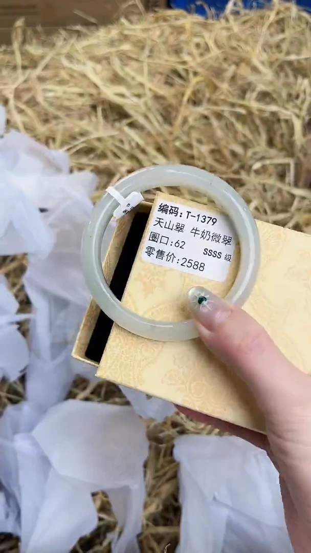 未镶嵌手镯石英质玉T-1379