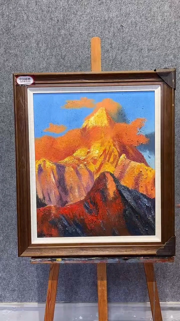 国画张敬油画作品38