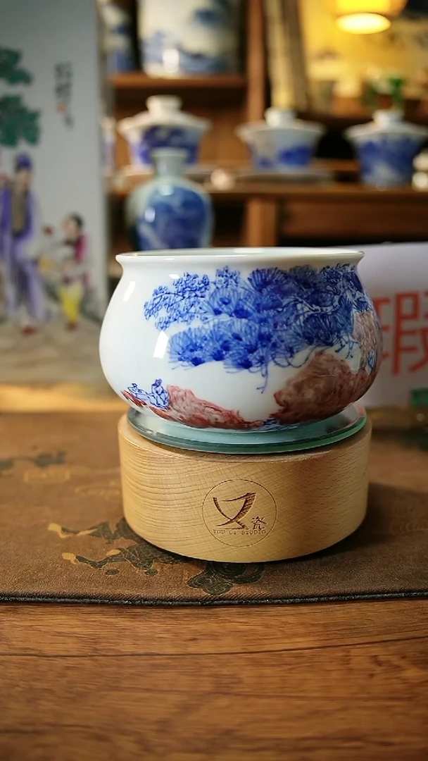 64景德镇手工手绘茶具