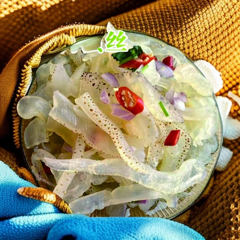 【产地直发】广西野生海蜇丝桶装海蜇头非即食正宗新鲜海鲜凉拌菜