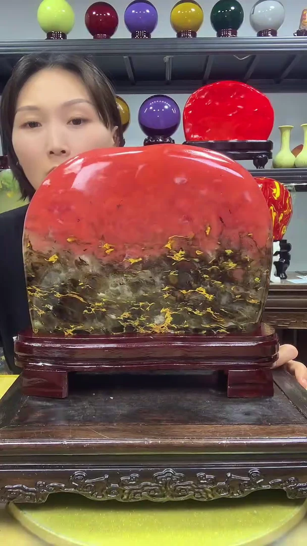 石材鸿运当头高档家居摆件办公室摆件