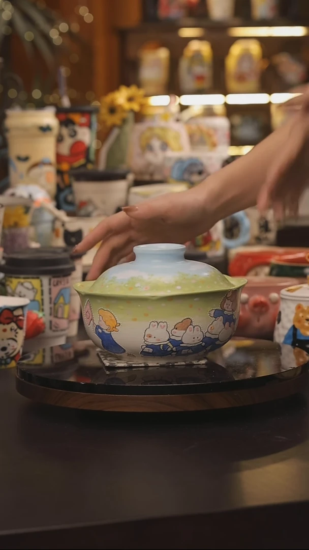 景德镇釉下彩绘设计师款式陶瓷