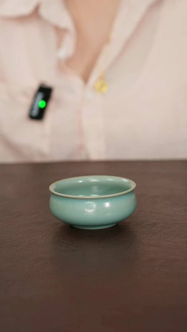 摆件汝宋汝瓷原矿釉364