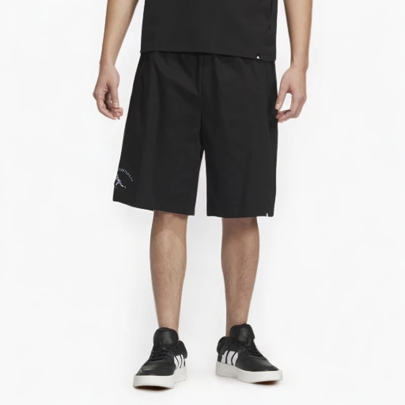 adidas/阿迪达斯男款运动简约舒适百搭休闲短裤黑色JL6061