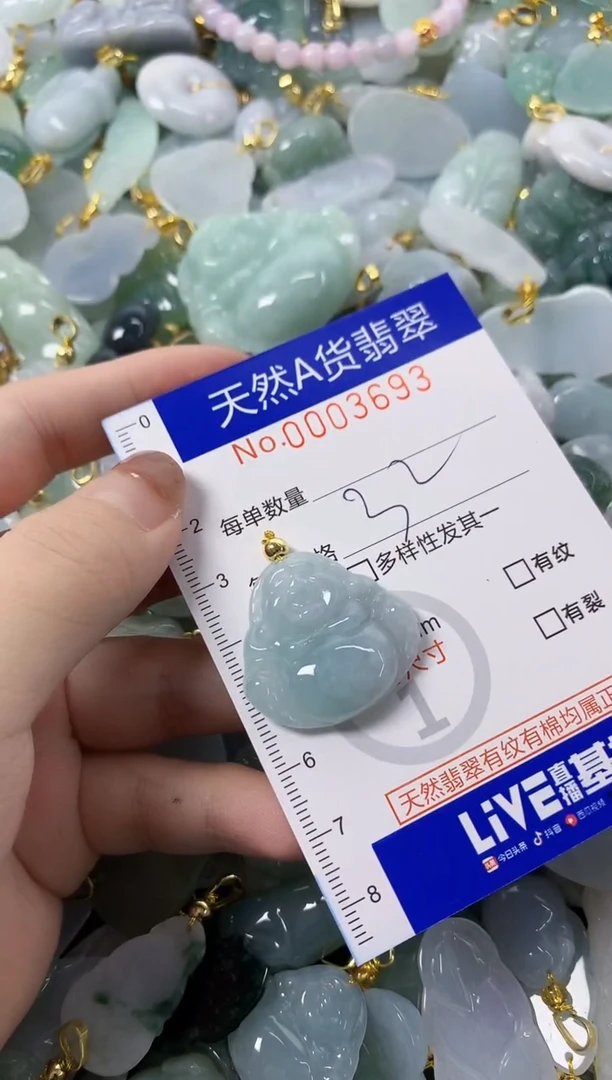 颈饰未镶嵌翡翠天然A货翡翠