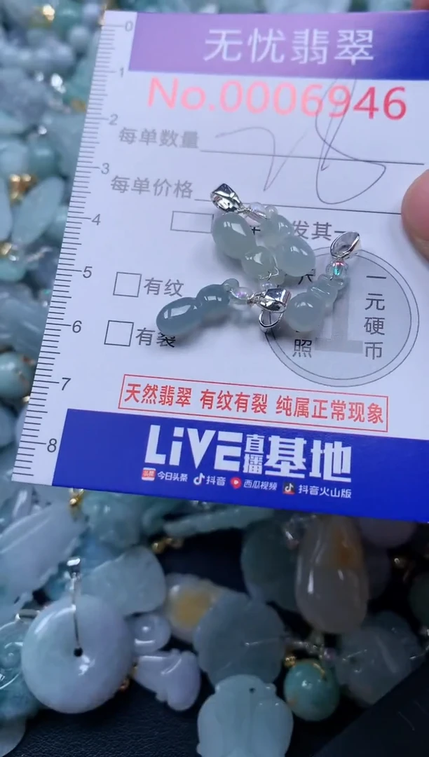 颈饰未镶嵌翡翠6946