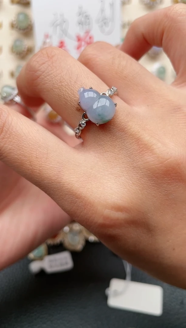 【闪购商品】翡翠戒指银S925镶嵌1111