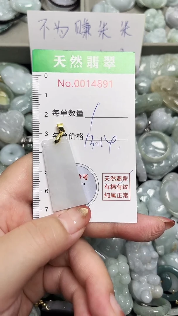 翡翠未镶嵌吊坠(不含链)4891