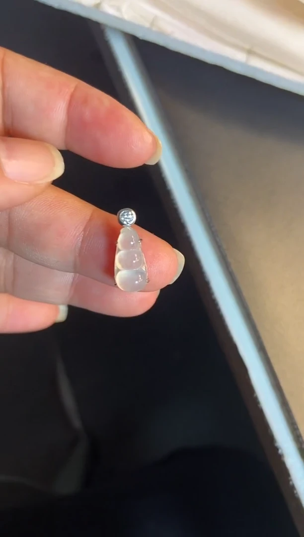 吊坠(不含链)银S925镶嵌翡翠1