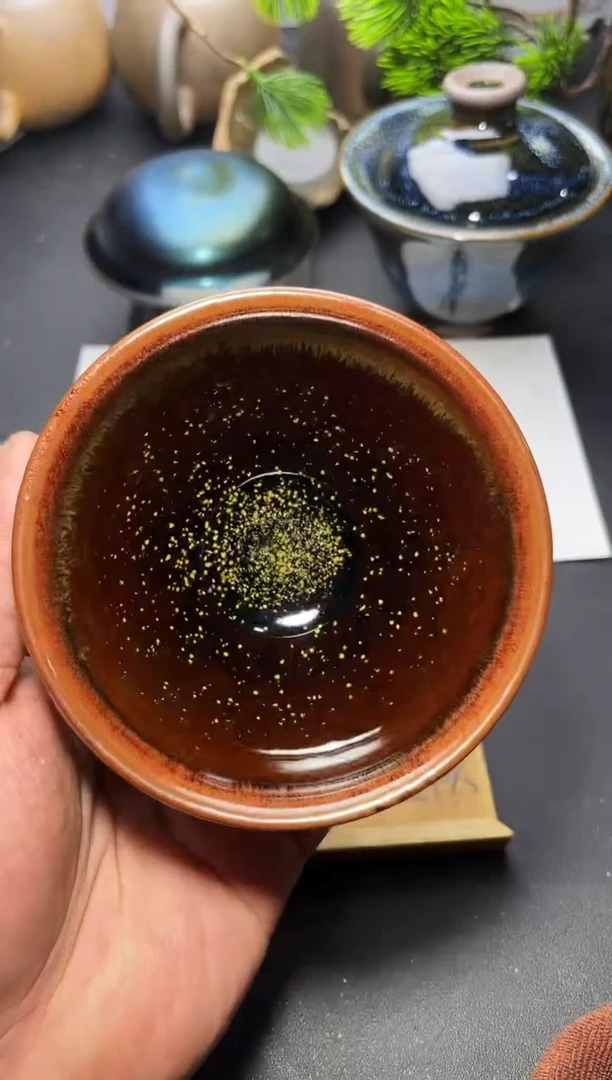 茶盏141 叶紫建盏