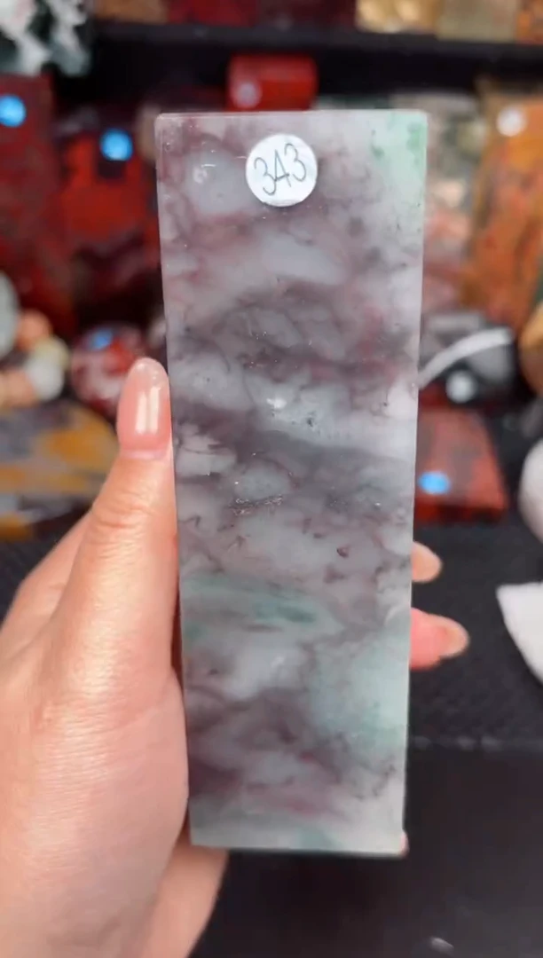 玉桂林鸡血创意摆件装饰 编号：343