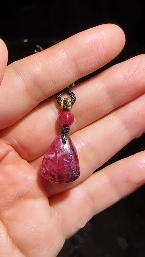 天然辰砂朱砂吊坠39