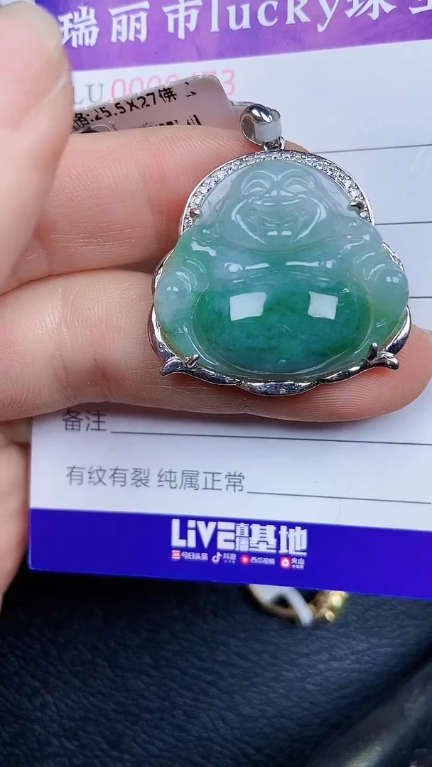 颈饰银S925镶嵌翡翠0473