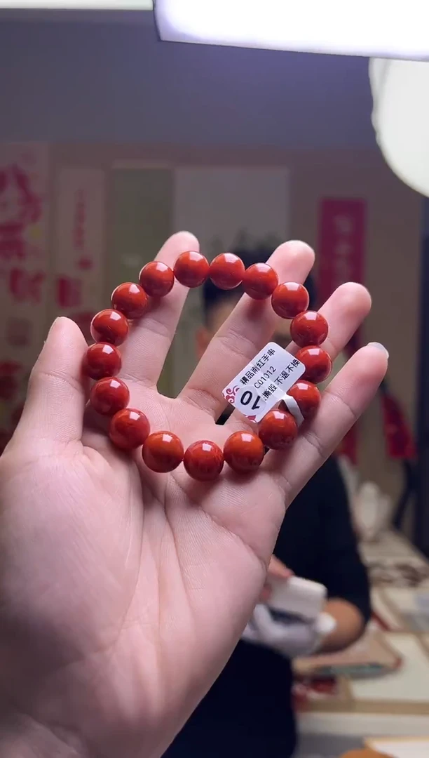 未镶嵌12mm南红玛瑙川料瓦西圆珠单圈