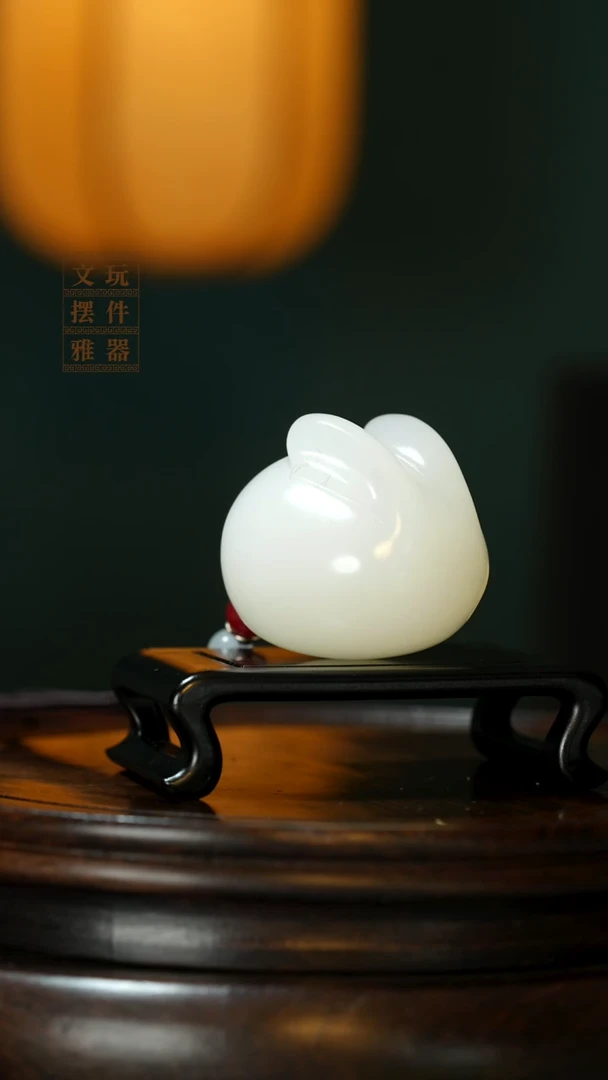 玉《前途无量》手把件摆件