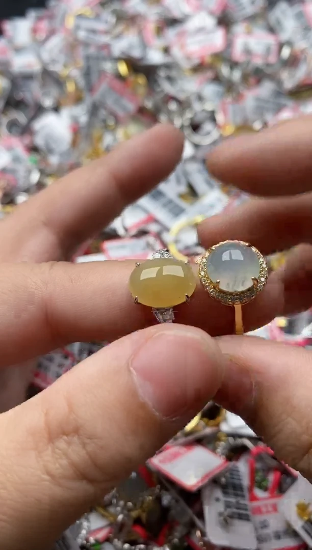 【闪购商品】翡翠戒指银S925镶嵌33333---8