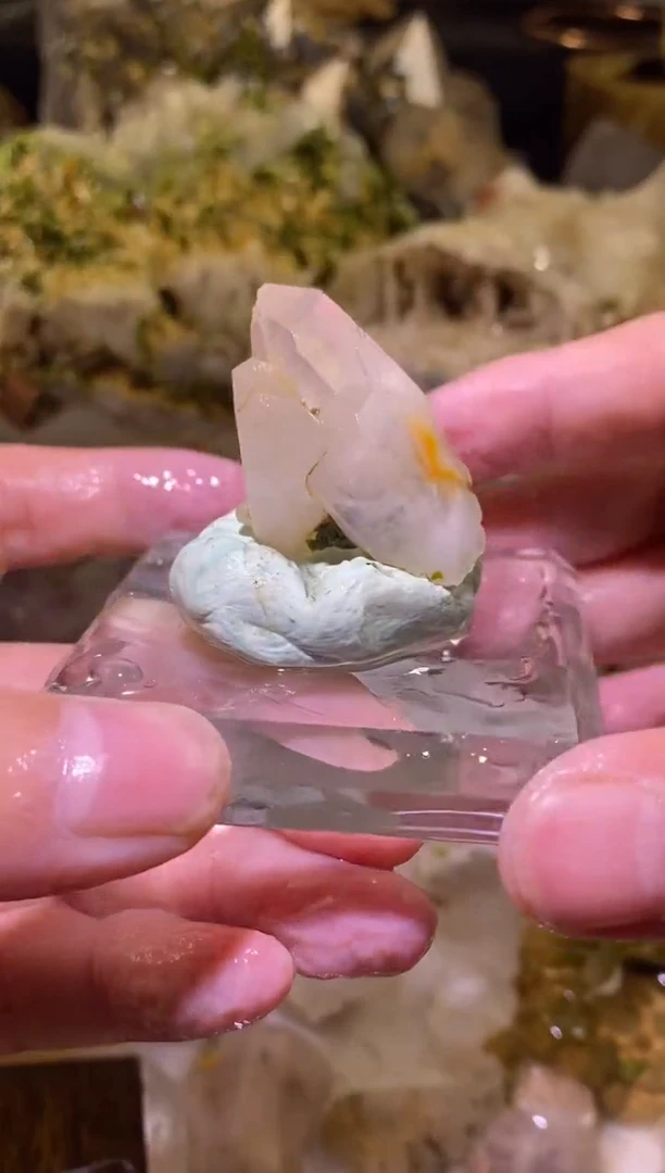 未镶嵌珠宝半成品水晶86号四川美姑超七花园水晶