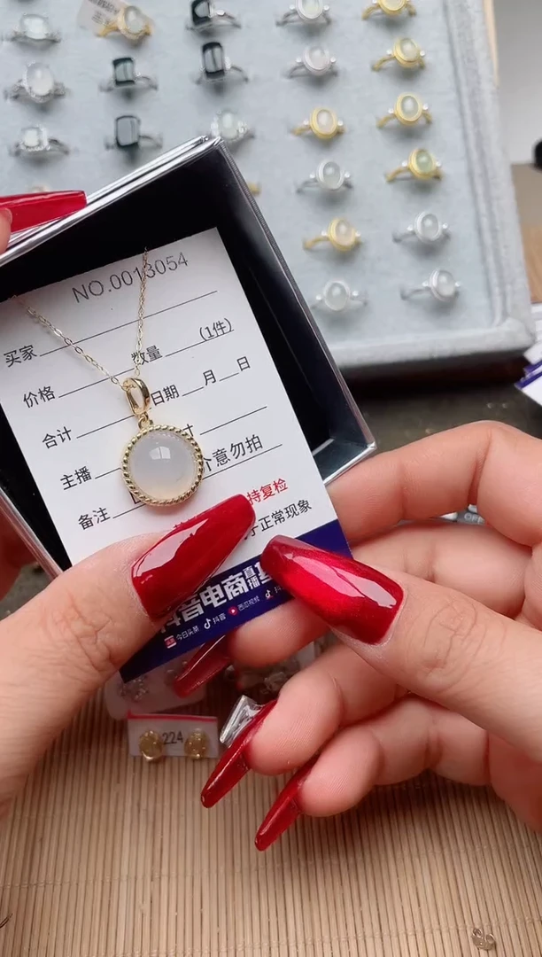 【闪购商品】翡翠戒指银S925镶嵌·