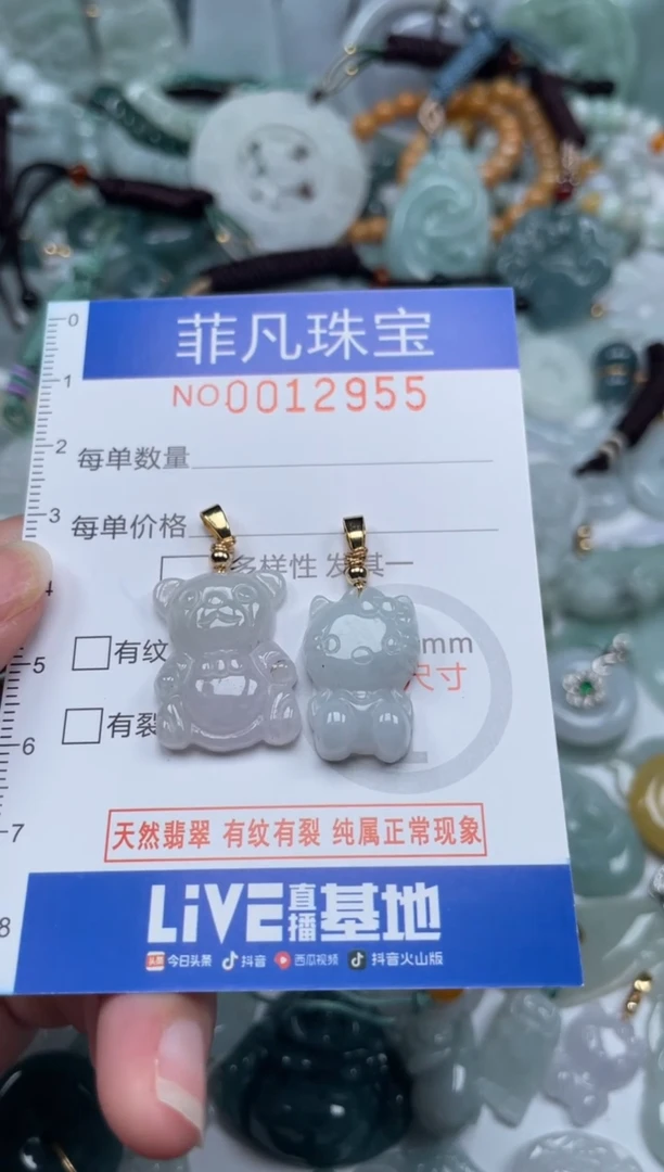 颈饰未镶嵌翡翠12955