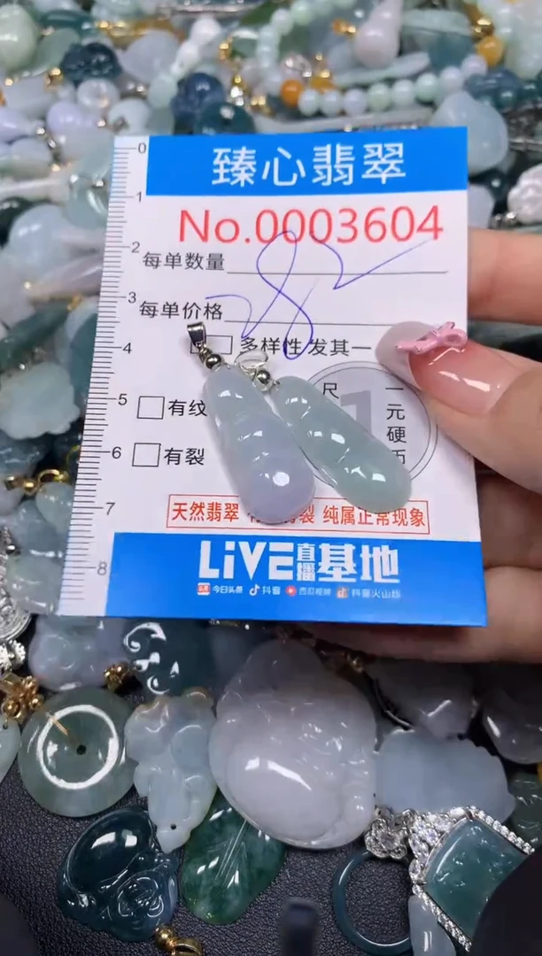 【闪购商品】翡翠颈饰未镶嵌含绳0003604