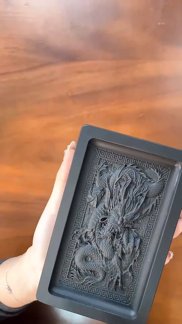 歙砚  盛世龙腾  sy04