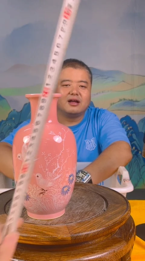 摆件景德镇陶瓷青花摆件123