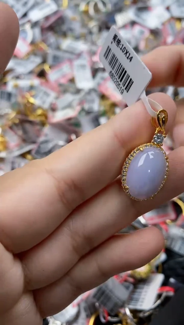 翡翠戒指银S925镶嵌4444    2