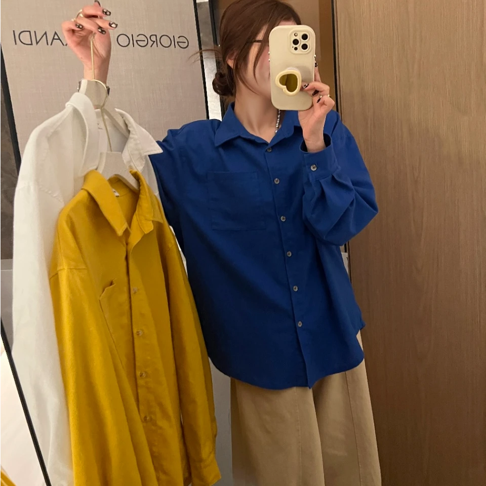 亚麻衬衫女夏季高端欧货宽松版衬衣XJ~160-1707