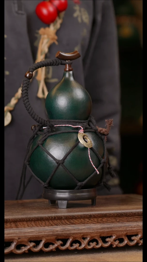 143号精品天然大漆酒葫芦一物一拍~