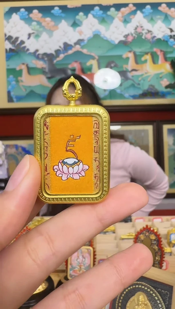 吊坠-热贡纯手绘