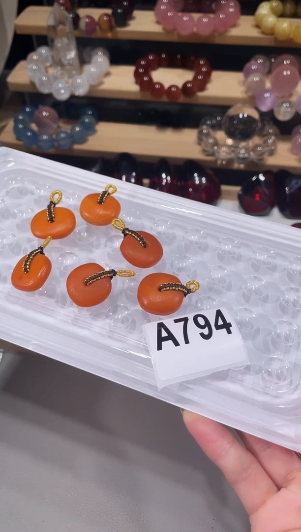 手链蜜蜡未镶嵌A794蜜蜡平安扣多样性发一