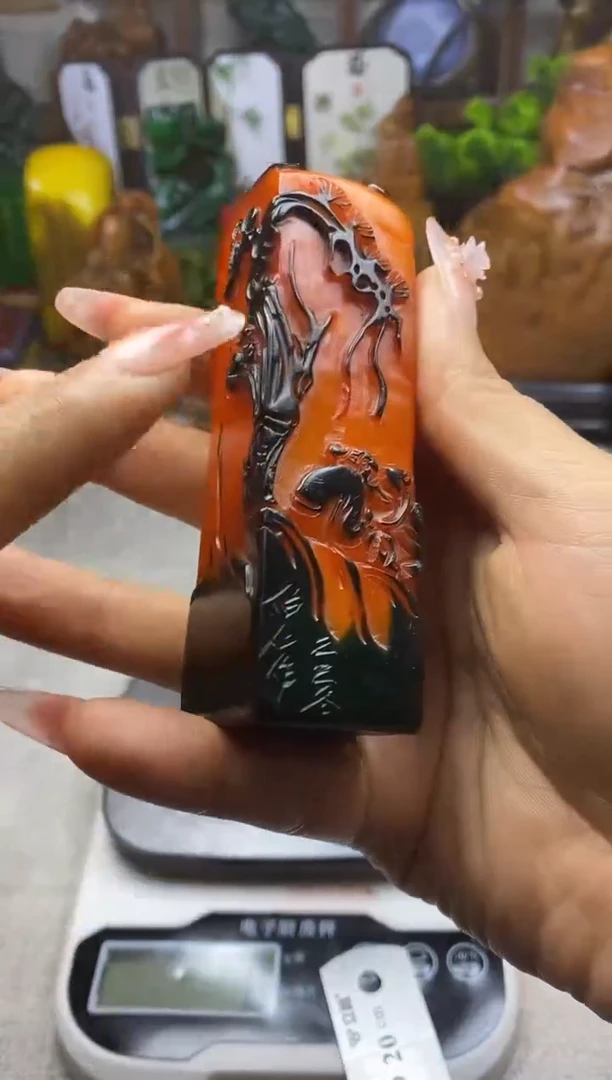 寿山石印石纯天然石料