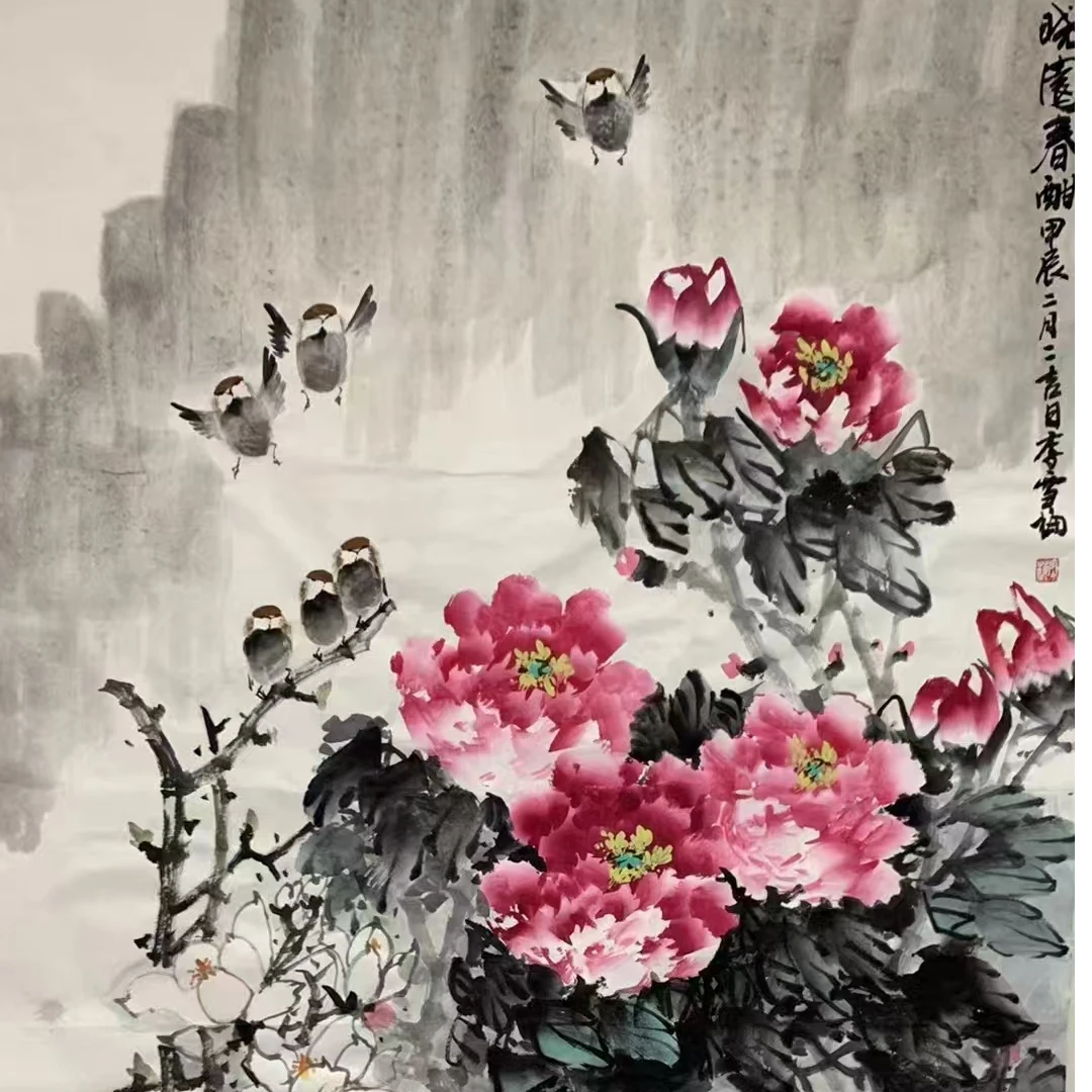 【国色天香】牡丹装饰画
