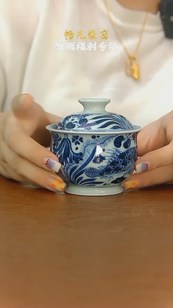 微瑕柴窑手工高端茶具-21