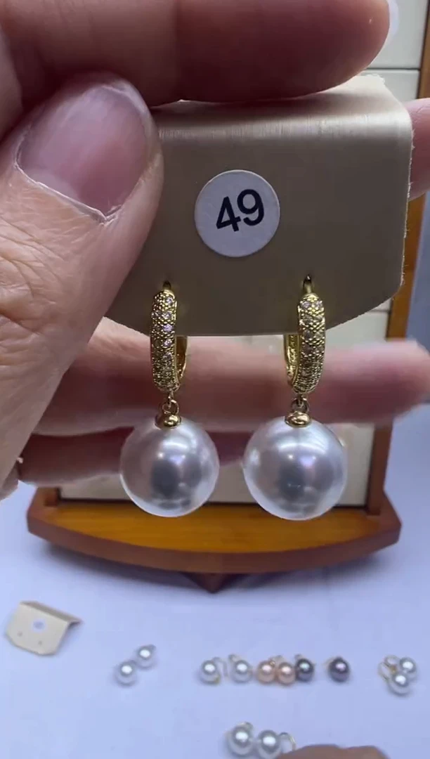未镶嵌耳饰淡水珍珠49