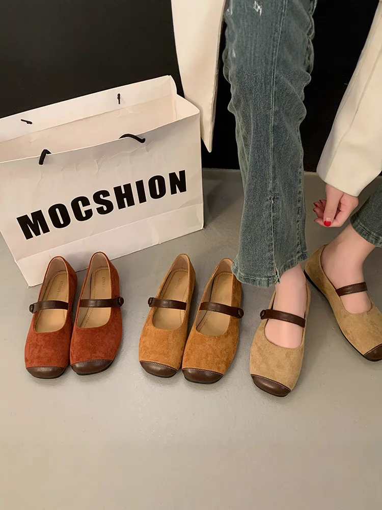 5001新款气质仙女风玛丽珍豆豆单鞋