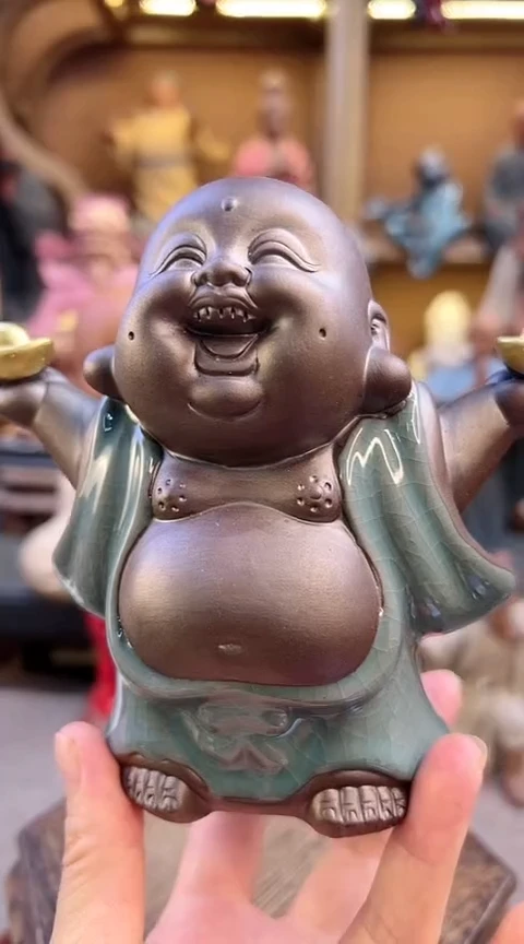 紫砂茶宠器闵茶宠摆件