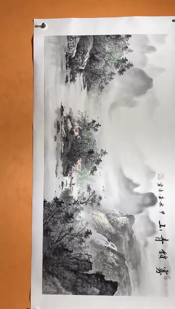 国画刘金玉教授亲笔手绘