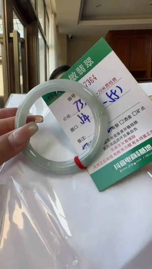 未镶嵌手镯翡翠A货手镯/微瑕