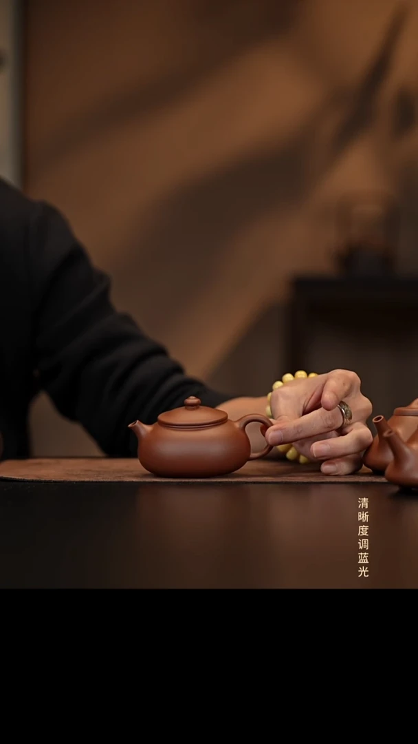 允禾斋 紫砂壶  寒江 四号井紫泥