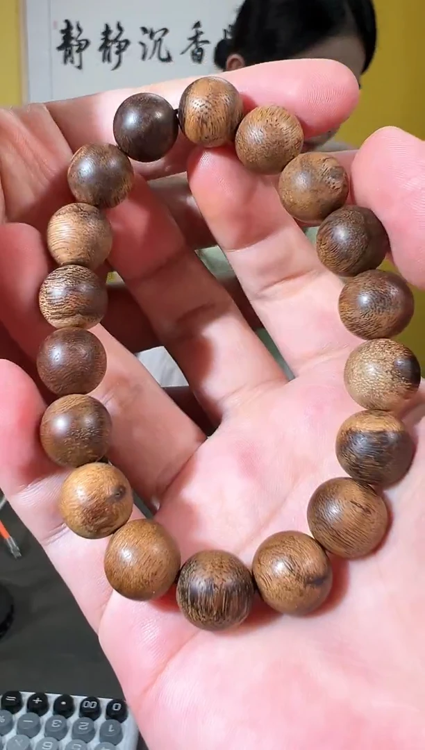 手串沉香12号柬埔寨1.1*14g