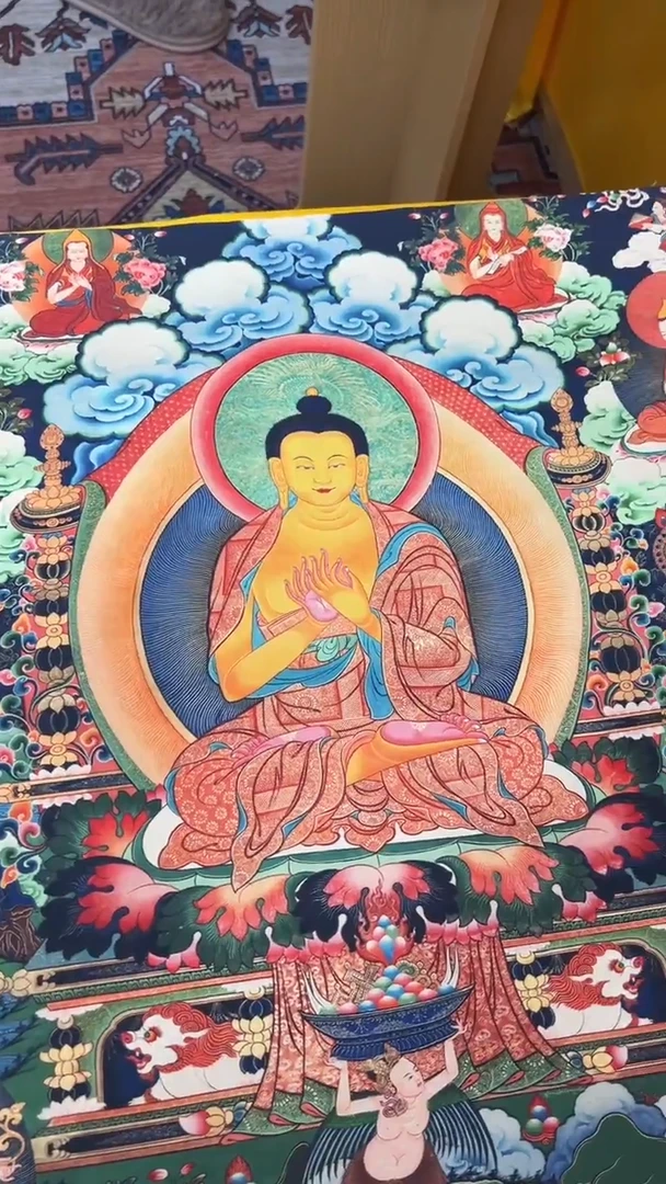 卷轴画绘画类唐卡   16047