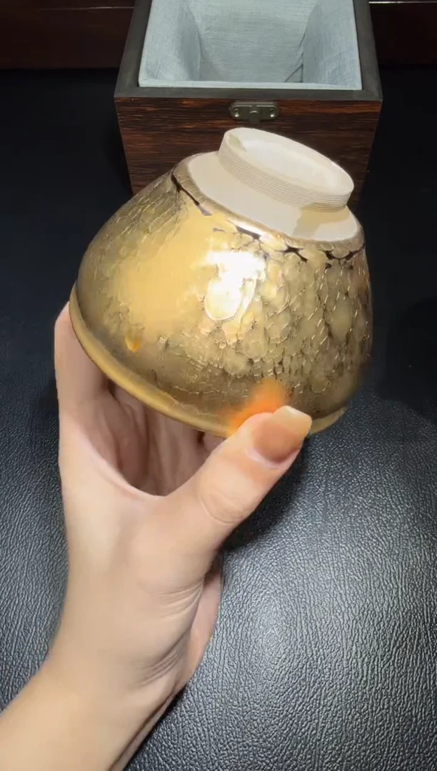 茶盏李英金油滴建盏故事104